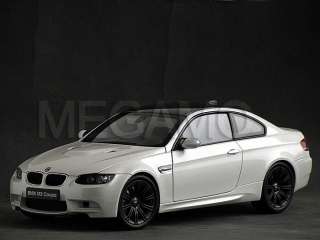18 Kyosho BMW e92 M3 Coupe White Black Rim Carbon Roof 08736W Free 