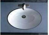 Porcelain Bathroom Sink   Oval Undermount  
