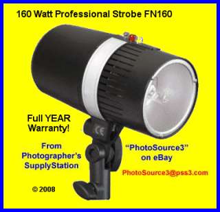 NEW 160WS Flash/Strobe Light w/Variable Power & Sound  