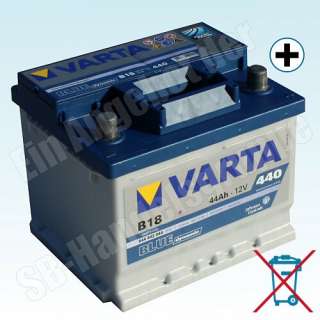   B18 Batterie Starterbatterie Autobatterie Blue Dynamic 12V 44Ah 440A