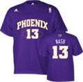 Steve Nash Purple adidas Name and Number Phoenix Suns T Shirt
