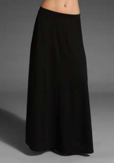   Full Circle Maxi Skirt in Black 