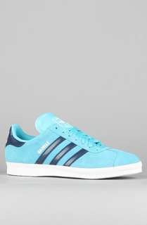 adidas The Gazelle 2 Suede Sneaker in Clear Blue and Dark Indigo 