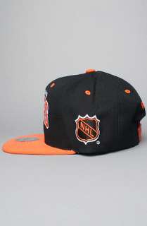 Mitchell & Ness The NHL Arch Snapback Hat in Black Orange  Karmaloop 