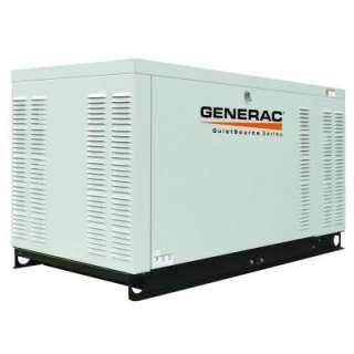 Generac 27 KW Liquid Cooled Standby Generator QT02724ANAX at The Home 