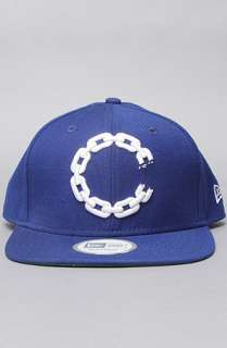Crooks and Castles The New Era Chain C Snapback Hat in Royal 