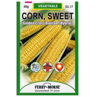 Ferry Morse 60 Gram Golden Cross Bantam Hybrid Sweet Corn Seed (0410 