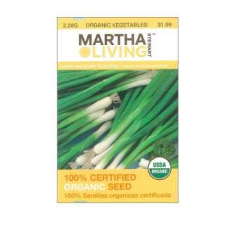 Martha Stewart Living 2.2 Gram Evergreen Bunching Onion Seed 3924 at 