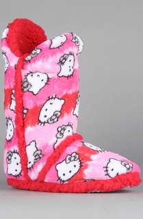 Hello Kitty Intimates The Hello Kitty Super Plush Tall Bootie in Red 