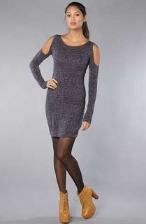 Insight The Cat Attack Dress in Navy Gray  Karmaloop   Global 