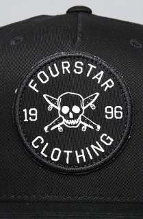 Fourstar Clothing The Pirate 96 Snapback Hat in Black  Karmaloop 
