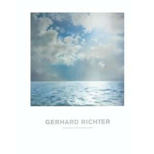 Gerhard Richter Seestück Poster Kunstdruck   90 x 70 cm   kostenloser 