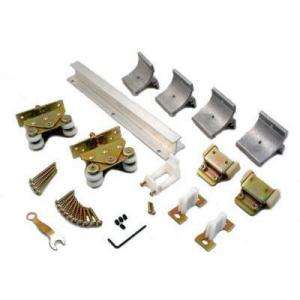Johnson Hardware 200WM Series 96 in. Track and Hardware Set for Wall 