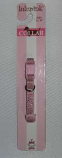   Sparkle Nyon Dog or Cat Collar   Size Toy 6 9 neck size   new  