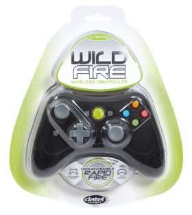 Xbox360 Wireless Wildfire Controller (Black) with Turbo RapidFire 