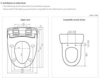   BD RA779 Remote Control Bidet Toilet Seat Dryer+Filter 5EA 30 Months