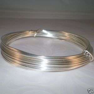 Sterling Silver filled round wire 18 gauge 13 ft 1.0 mm  