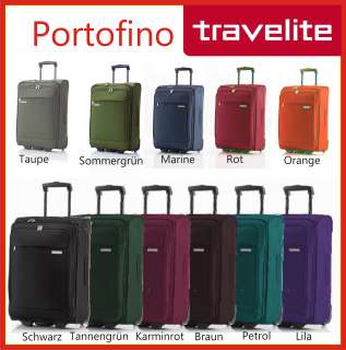 Travelite Portofino Trolley Reise Koffer 60 cm Farbwahl  