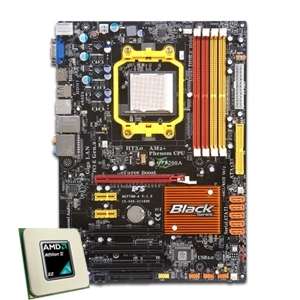 ECS GF8200A Motherboard & AMD Athlon X2 7850 Black Edition Dual Core 