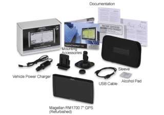 Magellan RM1700 7 GPS   7 Display, Text To Speech, Lane Assist, 6 