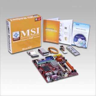 MSI 915GM FR Socket 775 MicroATX Motherboard and Intel Pentium 4 515 2 