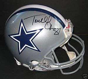 Terrell Owens Autographed Cowboys PRO Helmet Signed PSA  
