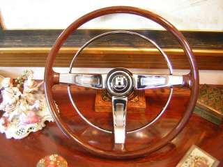 Karmann Ghia VW Bug Beetle Steering Wheel Petri EMPI Concours 
