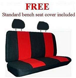 RED BLACK XTREME CAR TRUCK SUV SEAT COVER PKG  & MORE  