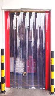 Top Preis 200x2mmx25m Rolle Weich PVC Streifen Vorhang  