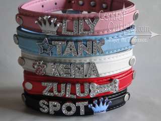 Personalized Collar Dog Cat Pet With Name   SmoothTexture   XS, S, M 