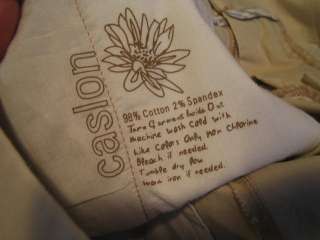 CASLON beige cotton shorts   Women 10  