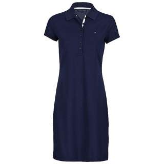 Tommy Hilfiger Polokleid Kleid Polo Dress LUCY 1M82715210 rot 