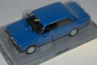 PL, Lada 2107 Limousine, Lada Riva, 1984, blau, 1/43, DDR, Polen,IXO 