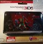 3DS Zelda Crystal Armor Case (BLACK) LINK & SHEIK