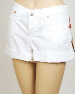 New True Religion Jayde Womens Shorts White Size 29 ~  