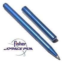 Fisher The Stowaway Space Pen   BLUE Compact Ultralight 747609340471 