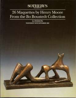 SOTHEBY’S Henry Moore Maquettes Sculptures Boustedt Col  