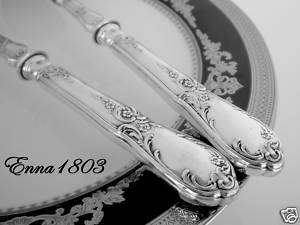 Antique French Silver Salad Serving Set 2 pc Rococo  