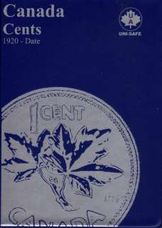 Set of Canada Small Cents (1920 2011)   UNI SAFE Folder  