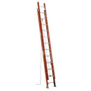 Werner24 ft. Fiberglass Extension Ladder 300 lb. Load Capacity (Type 