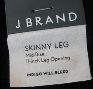  womans J brand Luxe Twill 811 Mid Rise Skinny Leg jeans in shadow 