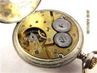 1920 25 Antique Pocket Watch CHRONOMETRE ETERNA Swiss OF SILVER 0,800 
