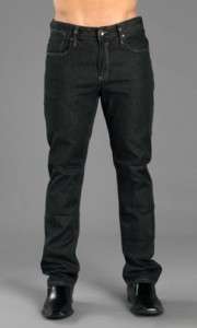 Five Four Straight Fit Dark Blue Raw Denim Jeans, SZ33  