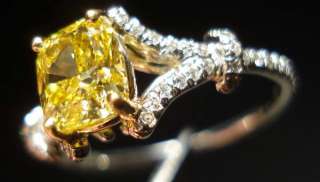 canary diamond ring