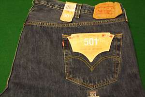 New Mens BIG & TALL LEVIS 501 Button Fly Jeans  