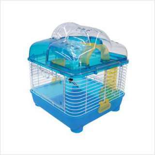 YML Clear Plastic Hamster/Mice Cage Blue H1010BL  