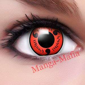 Sharingan Kontaktlinsen Naruto Sasuke Anime Manga Eyes  