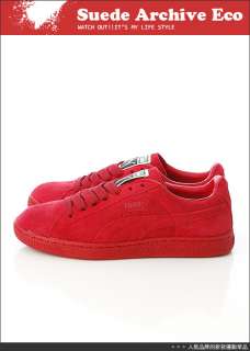 BN PUMA Suede Archive Eco Jester Red Shoes #P113  