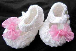 newborn baby /reborn doll Mary Jane bow Shoes booties  