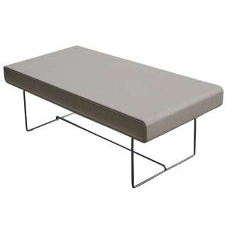 Vintage Composition Chrome Coffee Table  